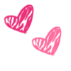 pink hearts 