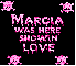 Marcia was here