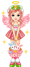 girl with bunnies