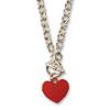 Red Heart Charm Necklace