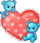 two blue bears â™¥