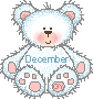 Cute December Teddy Bear