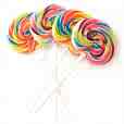 4giant rainbow lolypops