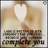 Complete you