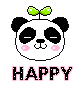 happy panda