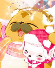 cute kawaii blushy puppy