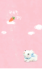 white bunny with a carrot