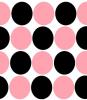 pink and black dots