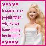 Barbie has no friends