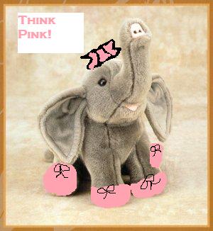 Elephant With Ribbon