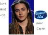 Jason Castro ( i really hate him but my friend wanted me to make this)