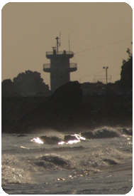 grey agitated sea