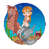 Horse and mermaid
