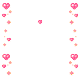 cute hearts (orange and pink)