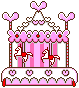 mini pink carousel