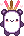 kawaii purple panda