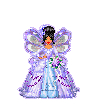 Purple fantasy fairy