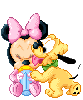 Minnie and pluto