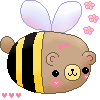  cute kawaii character bee