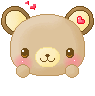  	cute kawaii teddy bear character