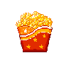 mini tub of popcorn