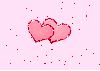 background - pink sparkle hearts
