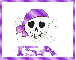 Isa Skull Purple