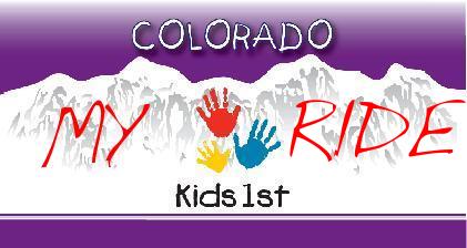 Colorado License Plate~ MY RIDE