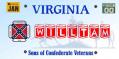 VA License Plate~WILLTAM
