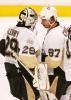 Marc-Andre Fleury and Sidney Crosby