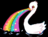 MAGICKAL Rainbow Swan!