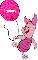Tammy piglet balloon
