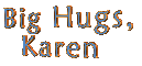 KAREN big hugs swinging