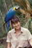 Terri & a Macaw