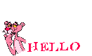 pink panter - hello