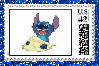 Lilo & Stitch (Stitch) Stamp (glitter boarder)