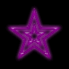 pink glow star