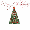 Red Chrismas Tree (animated)- Merry Christmas