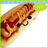 smiley hotdog