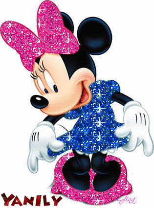 Minnie Mouse (glitter)- Yanily