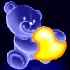 cute bear with heart