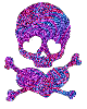 multi color skull