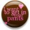 in your pants button
