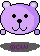 purple fluffy