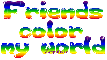 Rainbow text