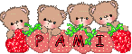 Strawberry Bears- Pami