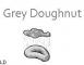 Grey Doughnut
