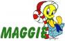 Tweety on gift - Maggie