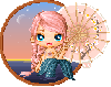 mermaid with umbrella