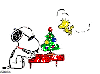 snoopy with piano